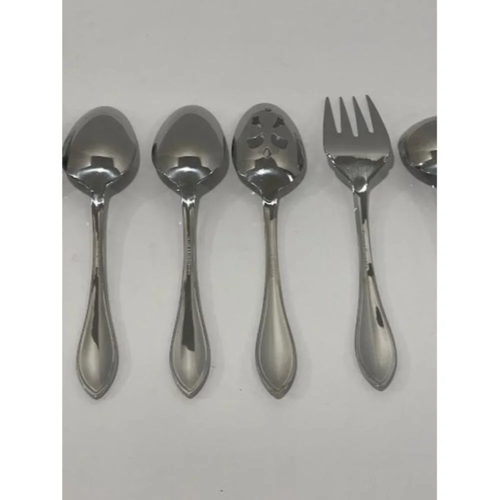 Wallace‎ 18/10 Stainless Steel Serving Utensil Set 7-Piece